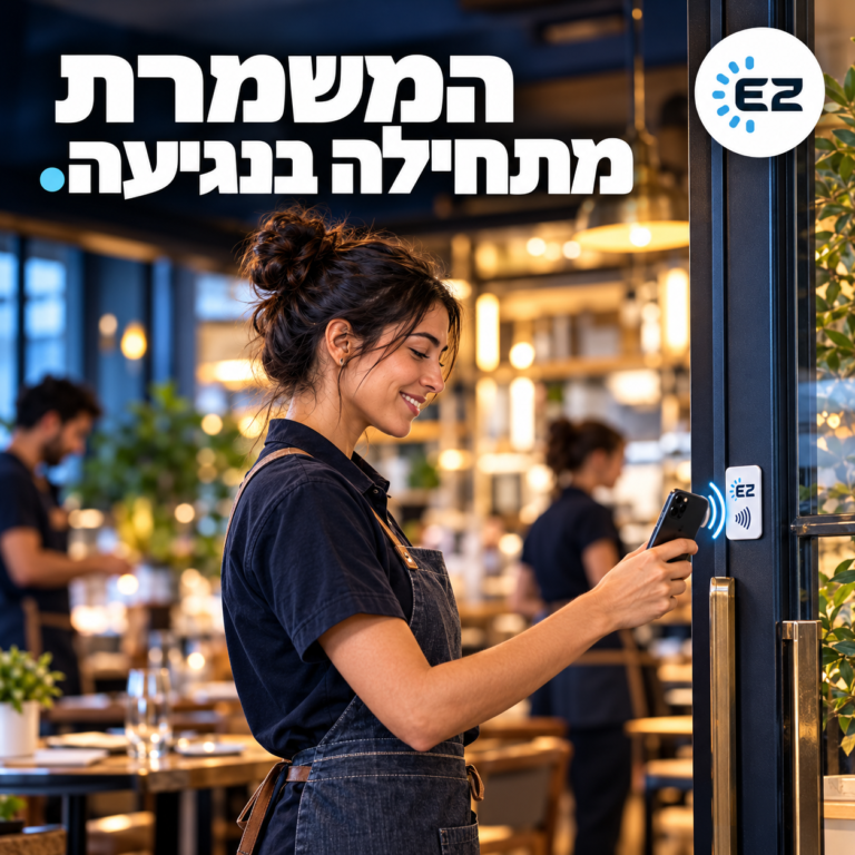 המשמרת מתחילה בנגיעה – NFC במסעדה